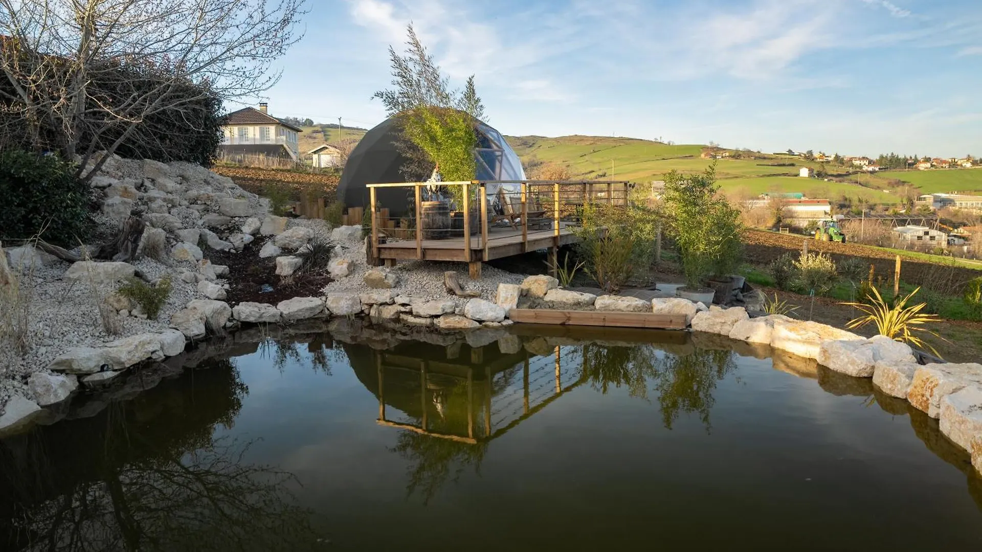 Du Coq A L'Ane Hotel Saint-Martin-la-Plaine Luxury tent