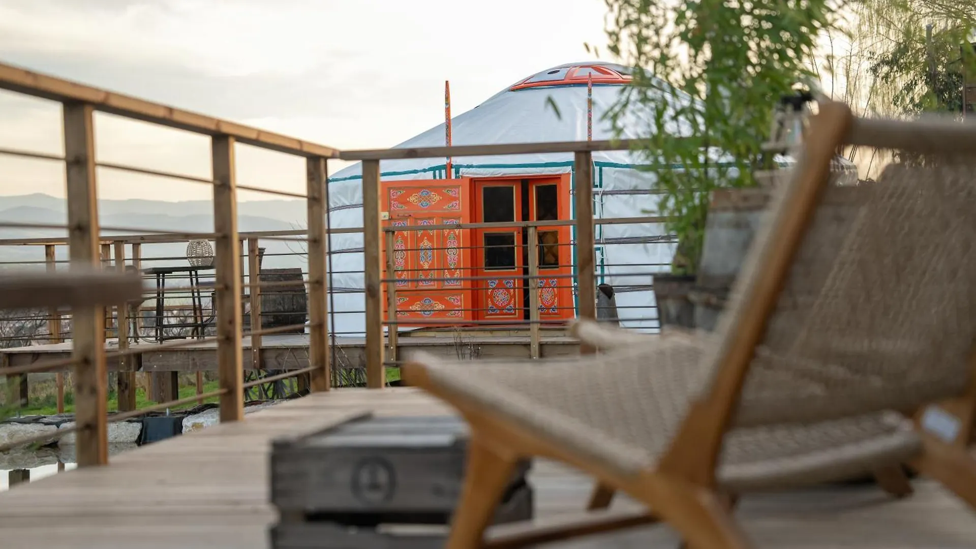 Luxury tent Du Coq A L'Ane Hotel Saint-Martin-la-Plaine