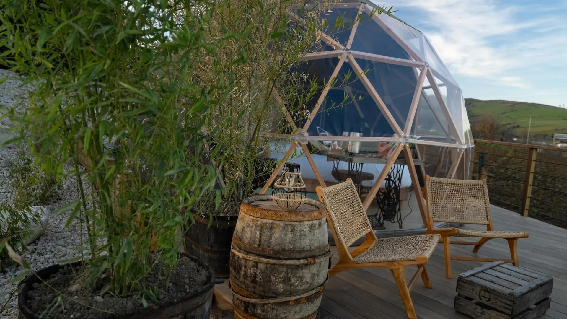 Luxury tent Du Coq A L'Ane Hotel Saint-Martin-la-Plaine
